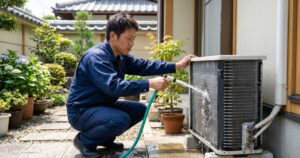 エアコン室外機クリーニングは必要？｜効果・料金・自分でできる手入れ